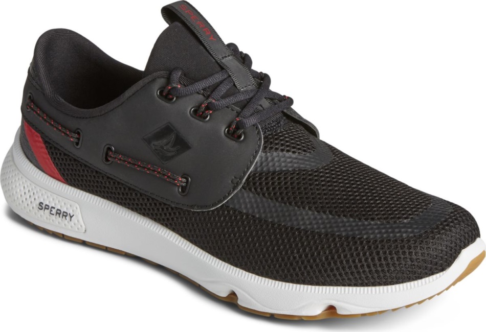 7 Seas 3-Eye Sneaker Black Sperry