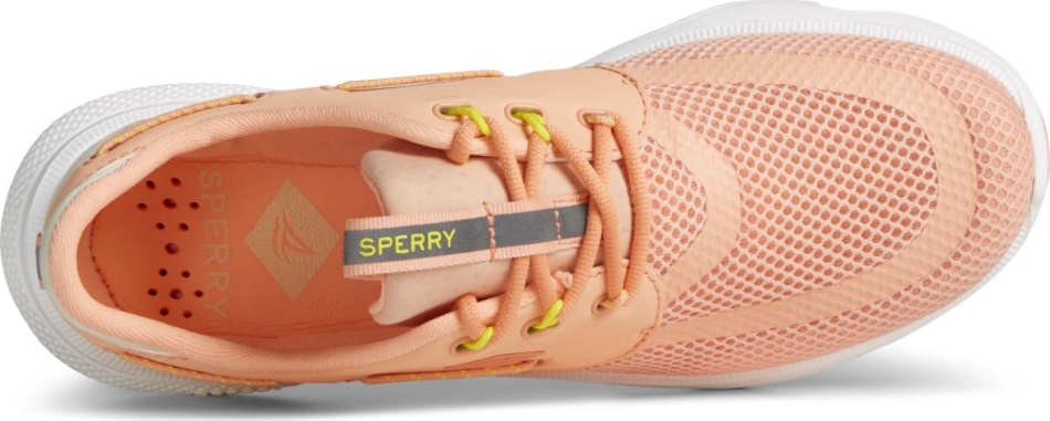 7 Seas 3-Eye Sneaker Peach Sperry