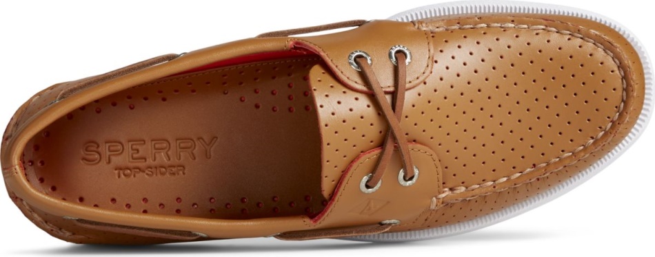 Authentic Original 2-Eye Perforated Boat Shoe Tan Sperry
