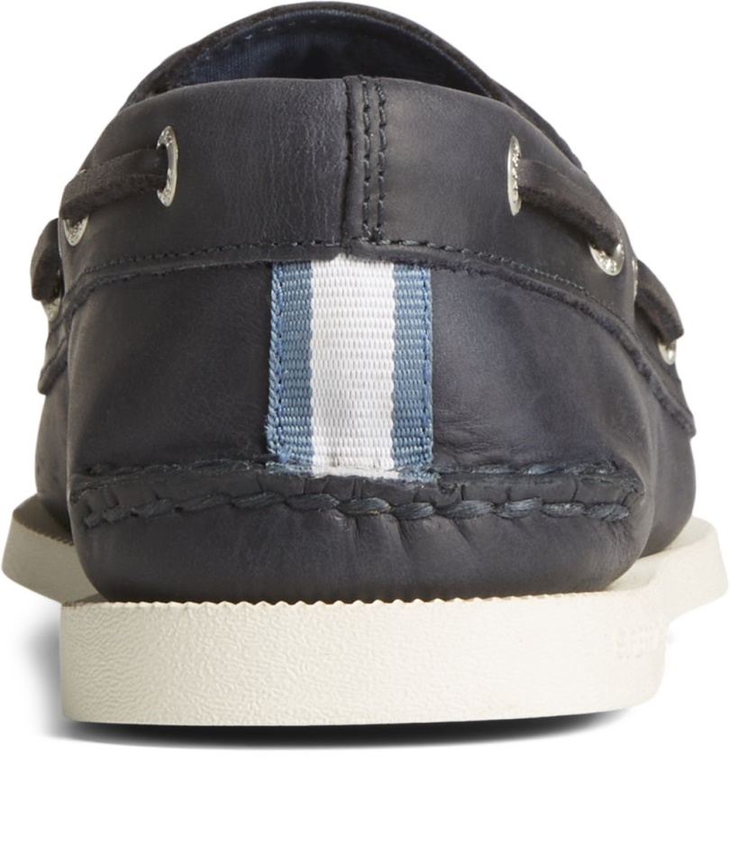 Authentic Original Cross Lace Boat Shoe Sperry Navy