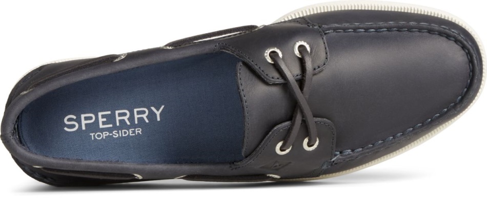Authentic Original Cross Lace Boat Shoe Sperry Navy