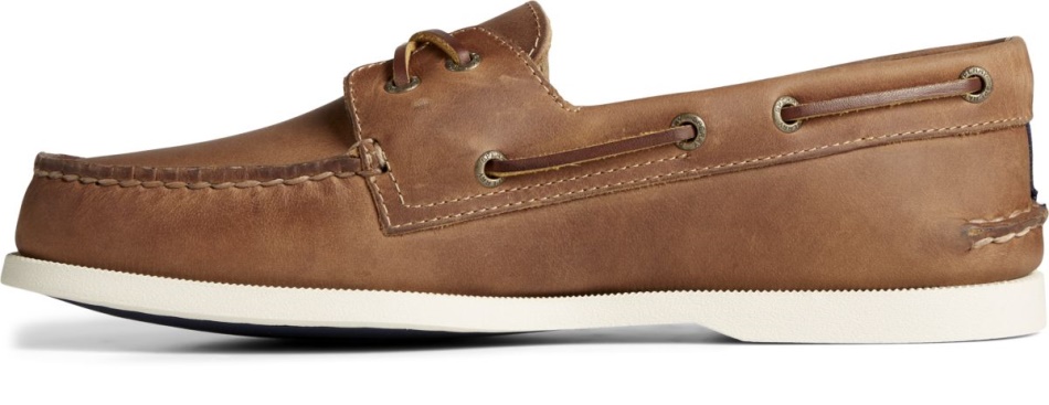 Authentic Original Cross Lace Boat Shoe Tan Sperry