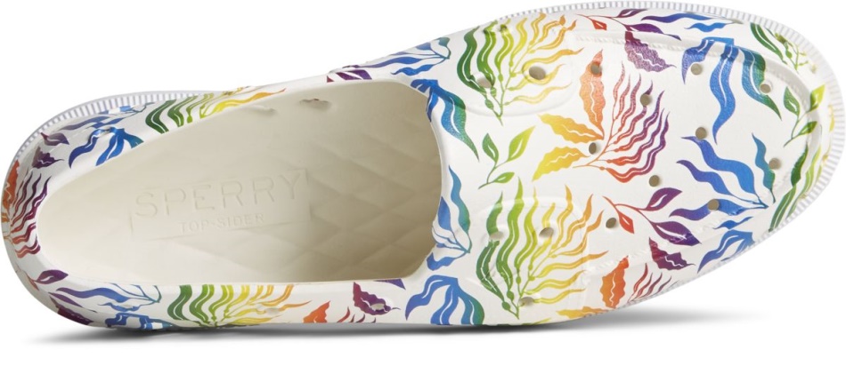 Authentic Original Float Pride Boat Shoe Sperry White