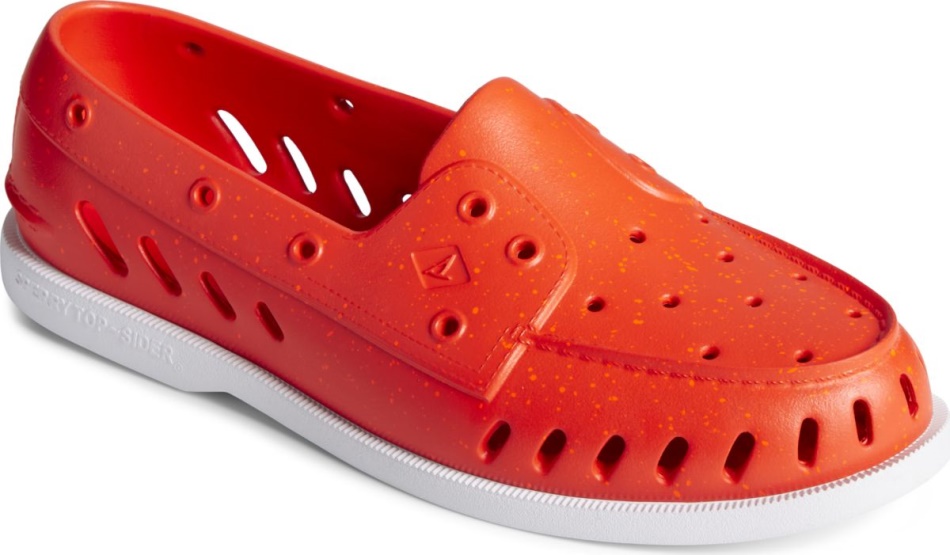 Authentic Original Float Speckled Boat Shoe Red Sperry