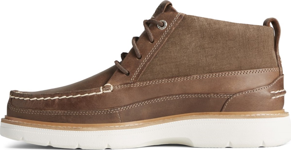 Authentic Original PLUSHWAVE Lug Chukka Sperry Brown