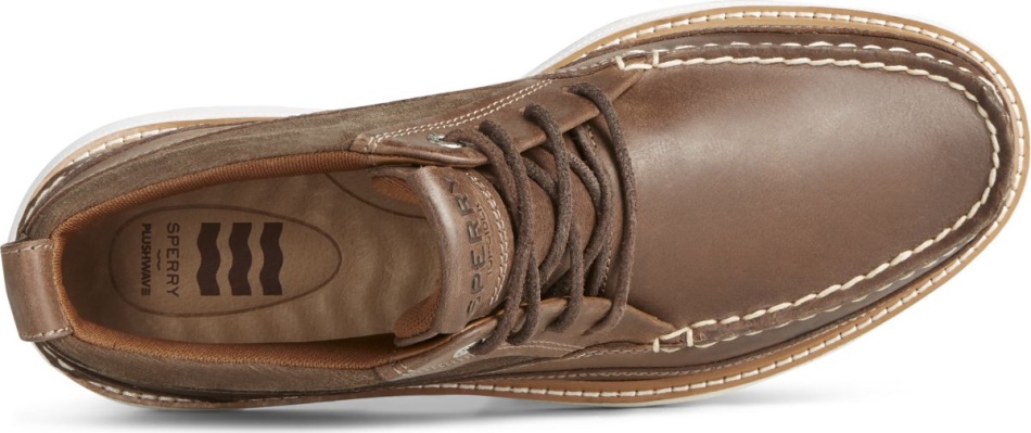 Authentic Original PLUSHWAVE Lug Chukka Sperry Brown