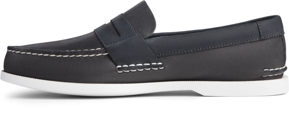 Authentic Original PLUSHWAVE Penny Loafer Navy Sperry