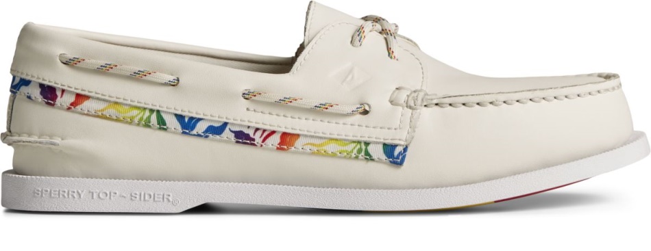 Authentic Original Pride 2-Eye Boat Shoe Sperry White