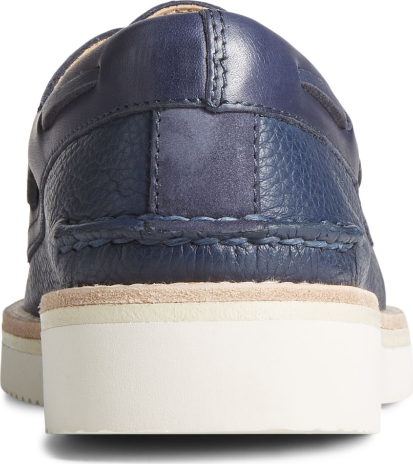 Authentic Original Vibram 3-Eye Boat Shoe Navy Sperry