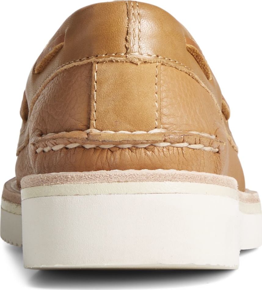 Authentic Original Vibram 3-Eye Boat Shoe Sperry Tan