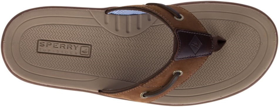 Baitfish Flip-Flops Sperry Brown