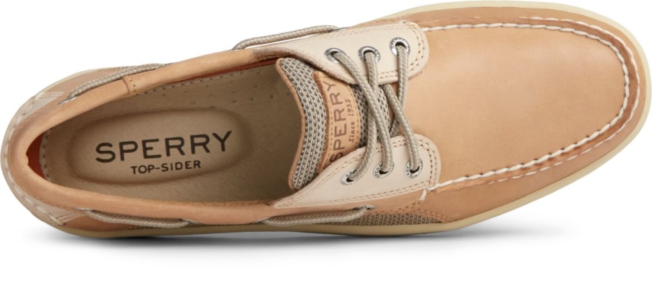 Billfish 3-Eye Boat Shoe Sperry Tan Beige