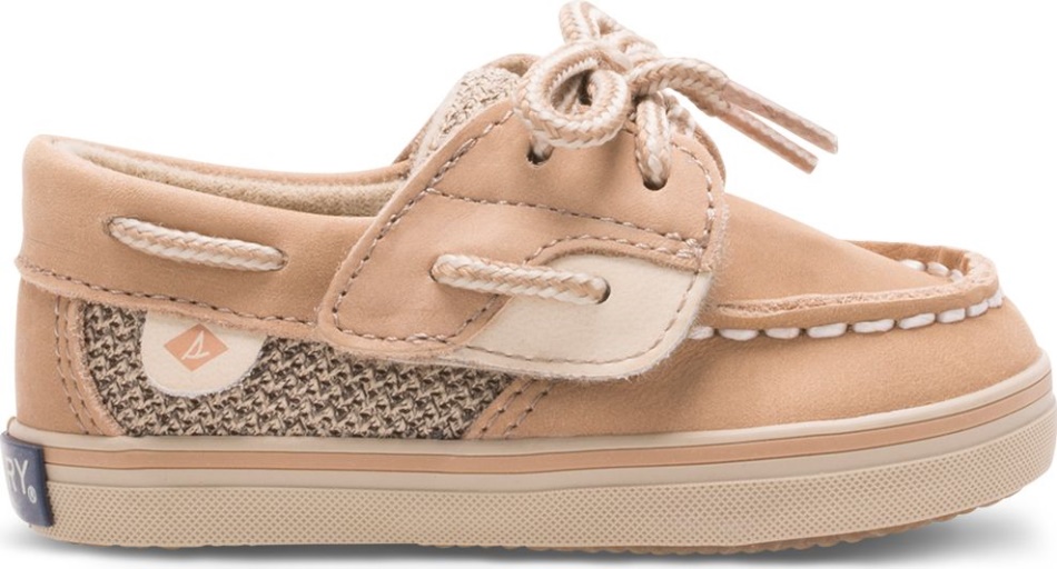 Bluefish Crib Junior Boat Shoe Linen Oat Sperry