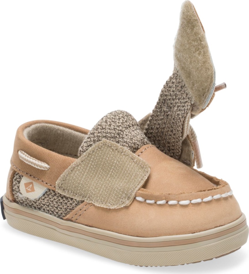 Bluefish Crib Junior Boat Shoe Linen Oat Sperry