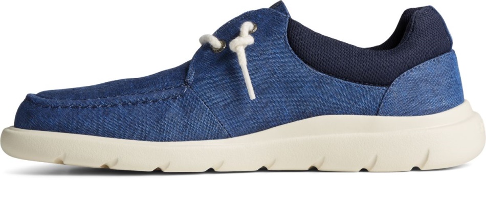 Captain\s Moc Chambray Slip On Navy Sperry