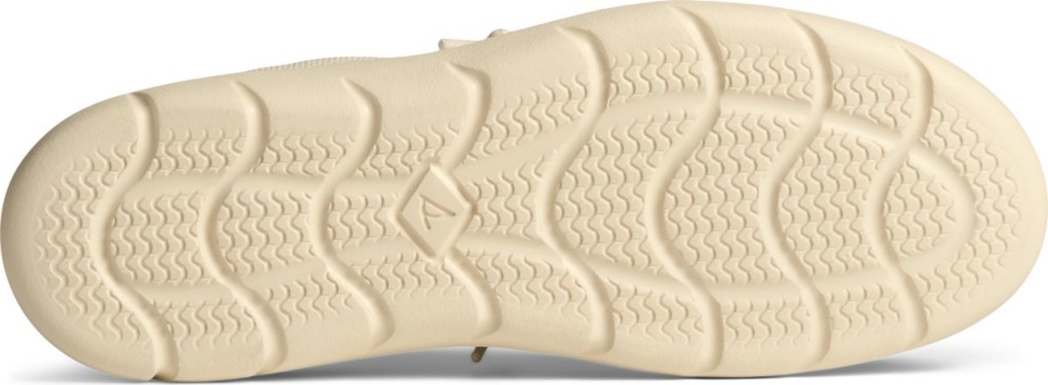 Captain\s Moc Chambray Slip On Sperry Ivory