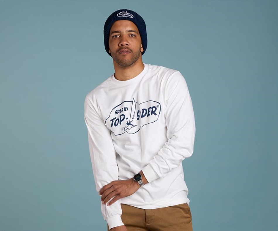 Cloud Beanie Navy Sperry