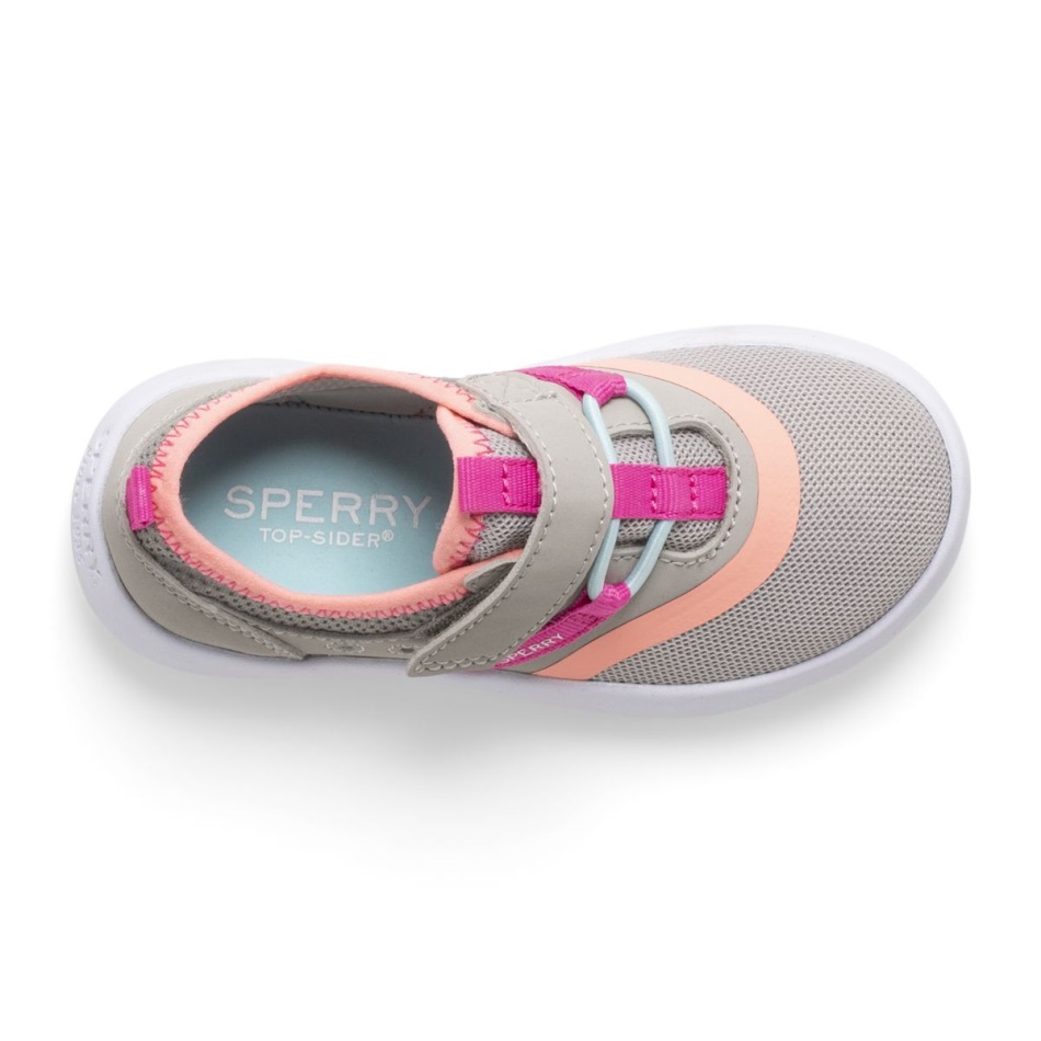 Coastal Break Junior Sneaker Sperry Grey Pink