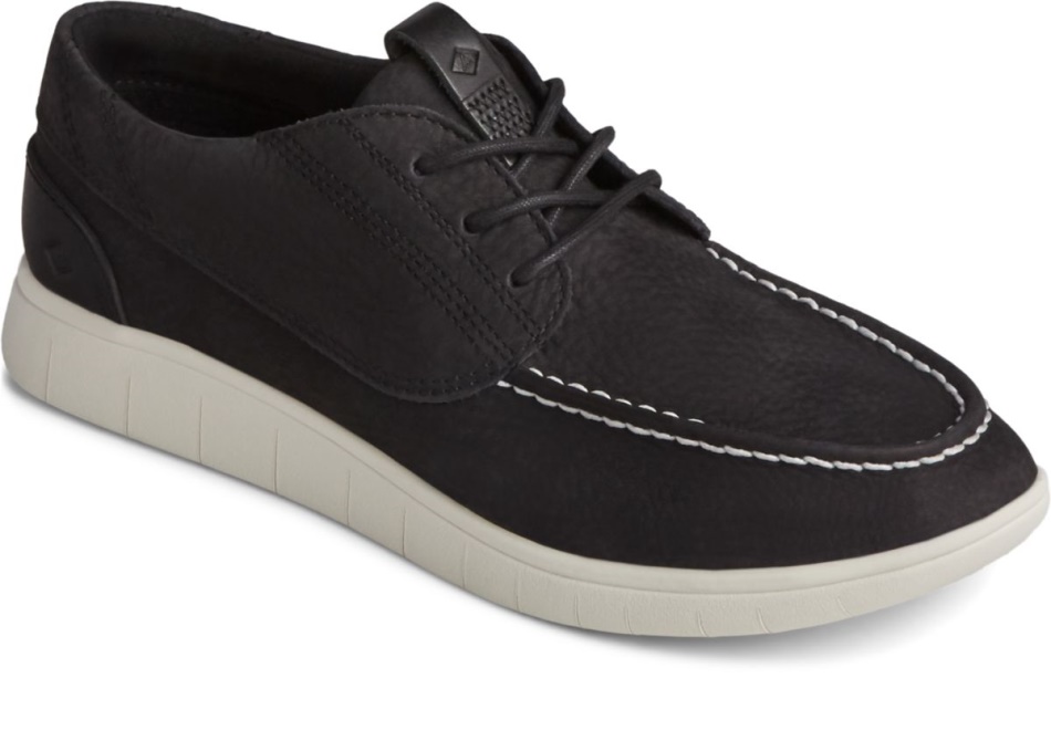 Coastal PLUSHWAVE Lace Up 3-Eye Black Sperry