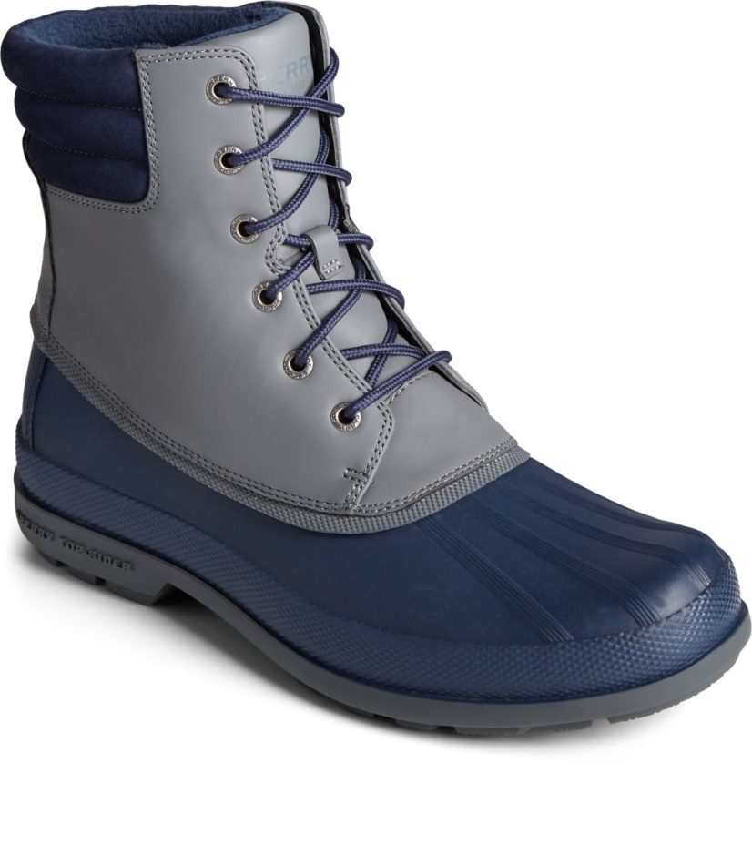Cold Bay Duck Boot Thinsulate Sperry Navy Grey
