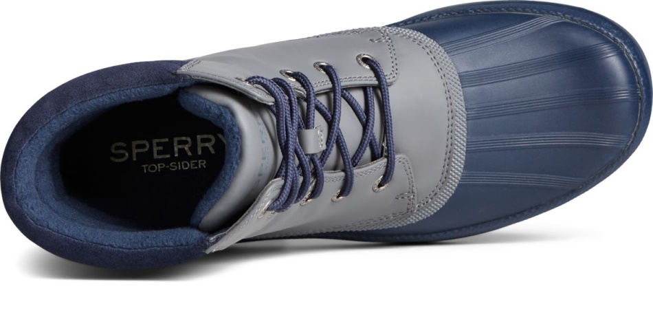 Cold Bay Duck Boot Thinsulate Sperry Navy Grey