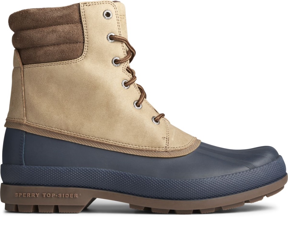 Cold Bay Duck Boot Thinsulate Sperry Taupe Navy