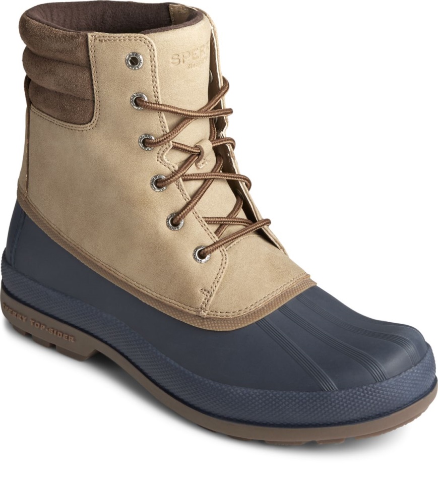 Cold Bay Duck Boot Thinsulate Sperry Taupe Navy