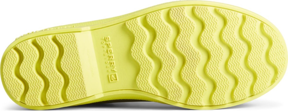 Cold Bay Rubber Chelsea Boot Grey Yellow Sperry