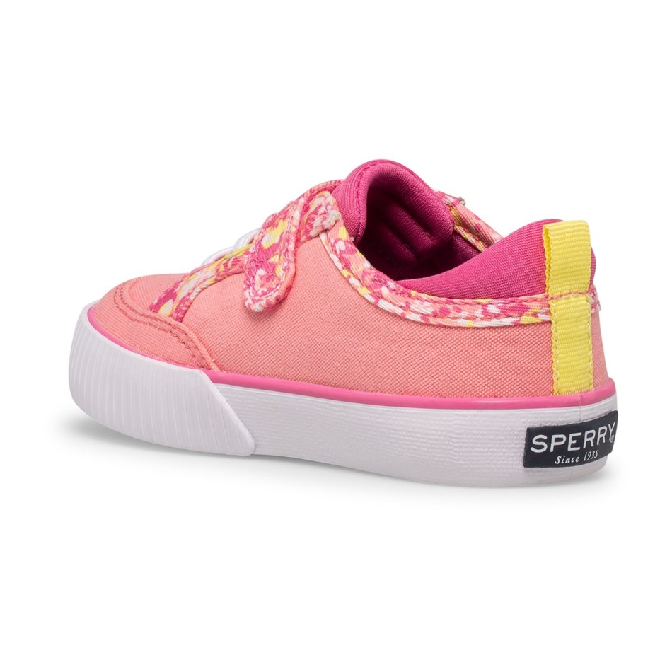 Covetide Junior Washable Sneaker Coral Multi Sperry
