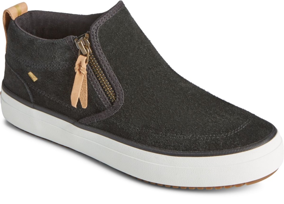 Crest Lug Suede Chukka Sperry Black