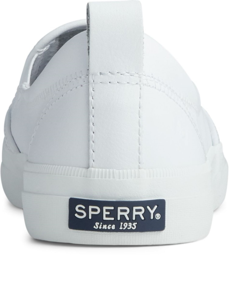 Crest Twin Gore Perforated Slip On Sneaker Sperry White