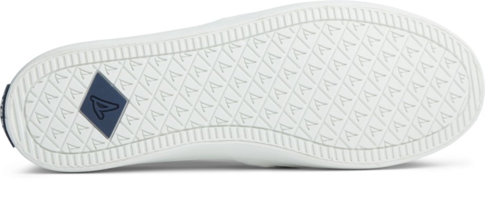 Crest Twin Gore Perforated Slip On Sneaker Sperry White