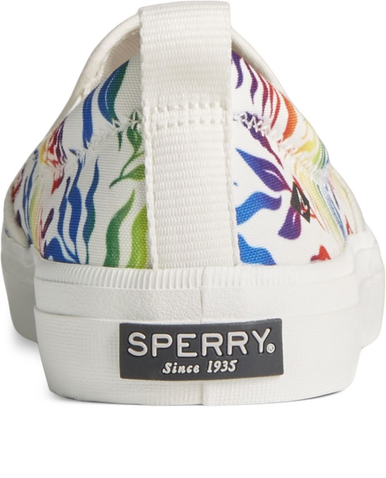 Crest Twin Gore Pride Slip On Sneaker White Sperry