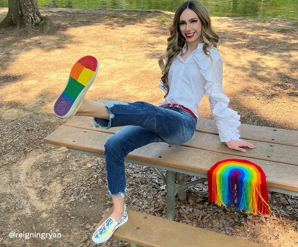 Crest Twin Gore Pride Slip On Sneaker White Sperry