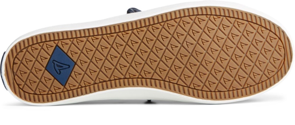 Crest Vibe Camo Metallic Leather Sneaker Sperry Navy