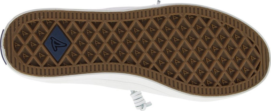 Crest Vibe Platform Leather Sneaker Sperry White