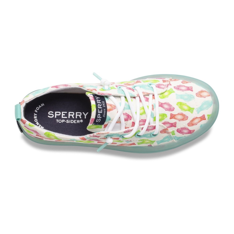 Crest Vibe Sneaker White Multi Sperry