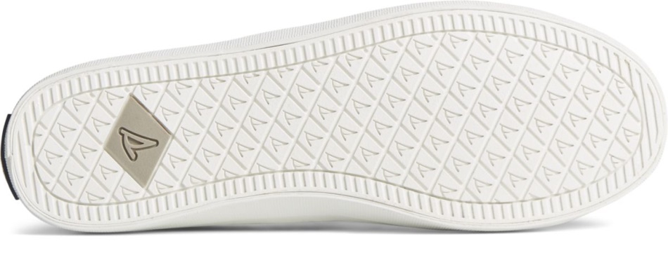 Crest Vibe Textile Stripe Sneaker Sperry Grey