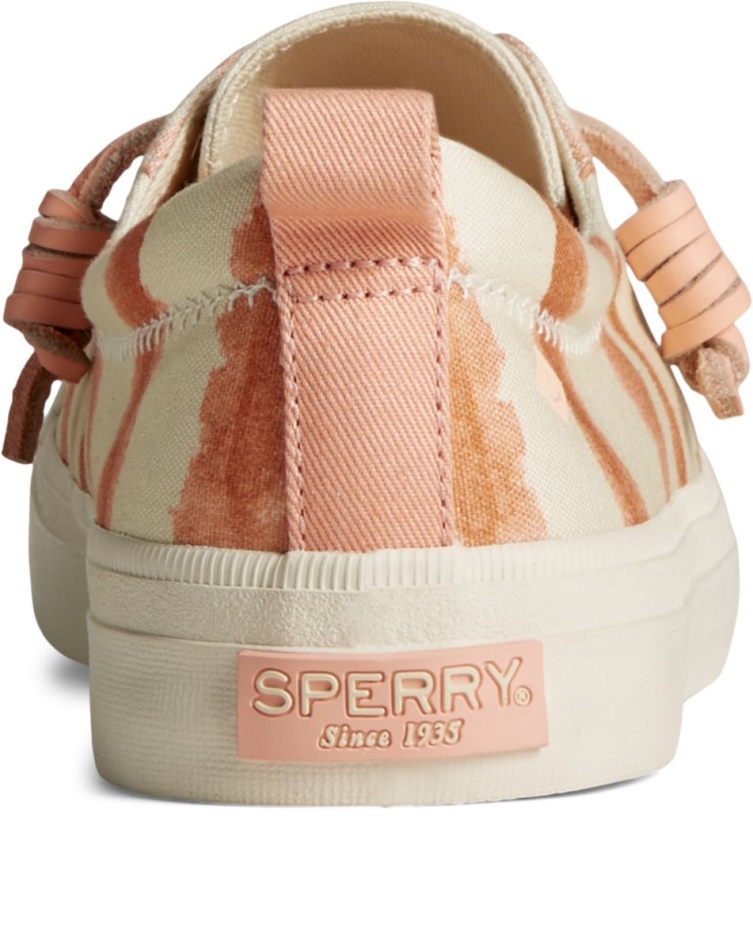 Crest Vibe Tie Dye Stripe Sneaker Rose Sperry