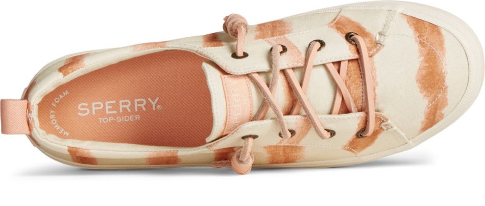 Crest Vibe Tie Dye Stripe Sneaker Rose Sperry
