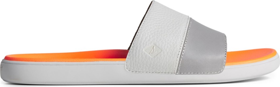 Dock PLUSHWAVE Slide Sandal Sperry Grey