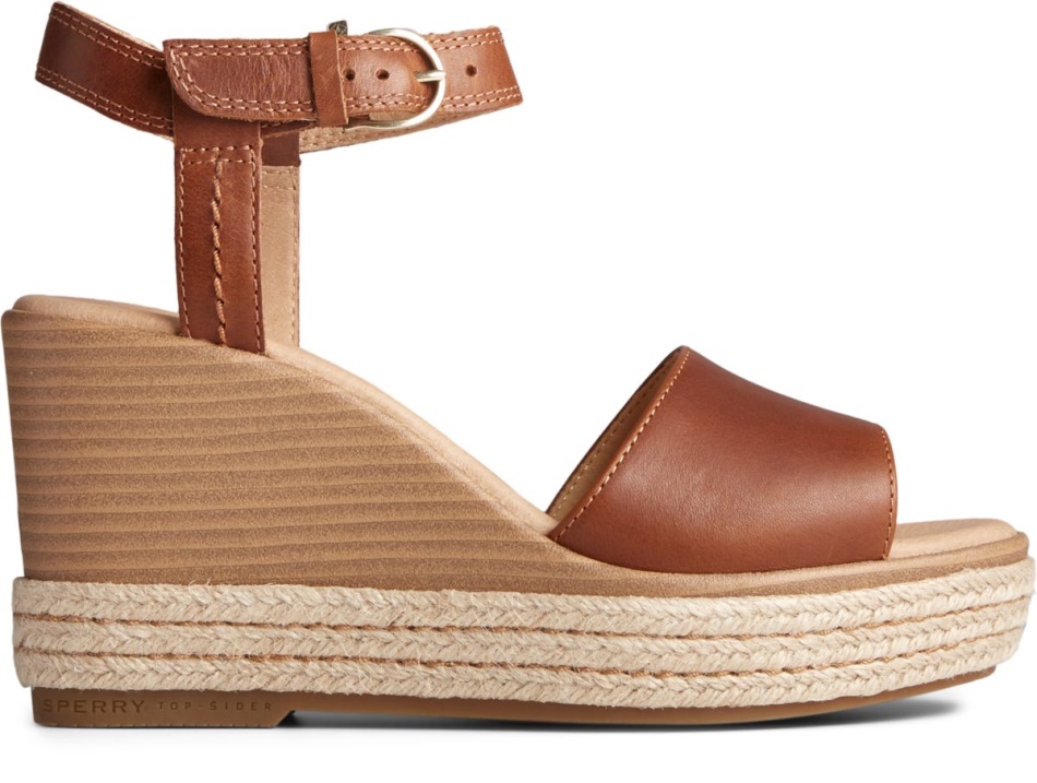 Fairwater PLUSHWAVE Wedge Sandal Sperry Tan