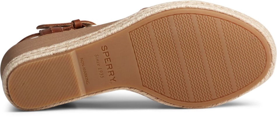 Fairwater PLUSHWAVE Wedge Sandal Sperry Tan