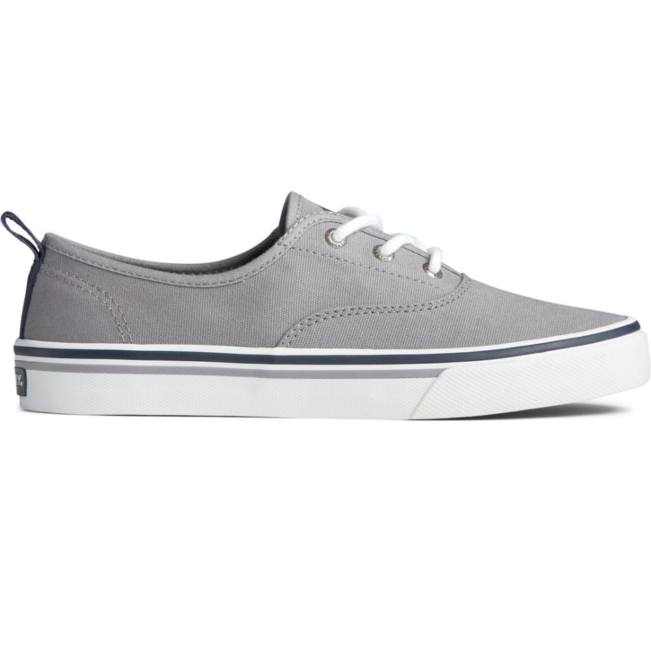 Female Crest CVO Trainer Grey Sperry
