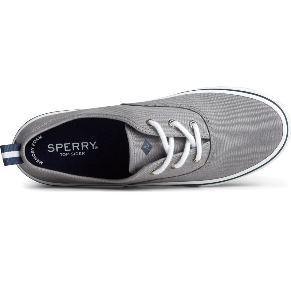 Female Crest CVO Trainer Grey Sperry