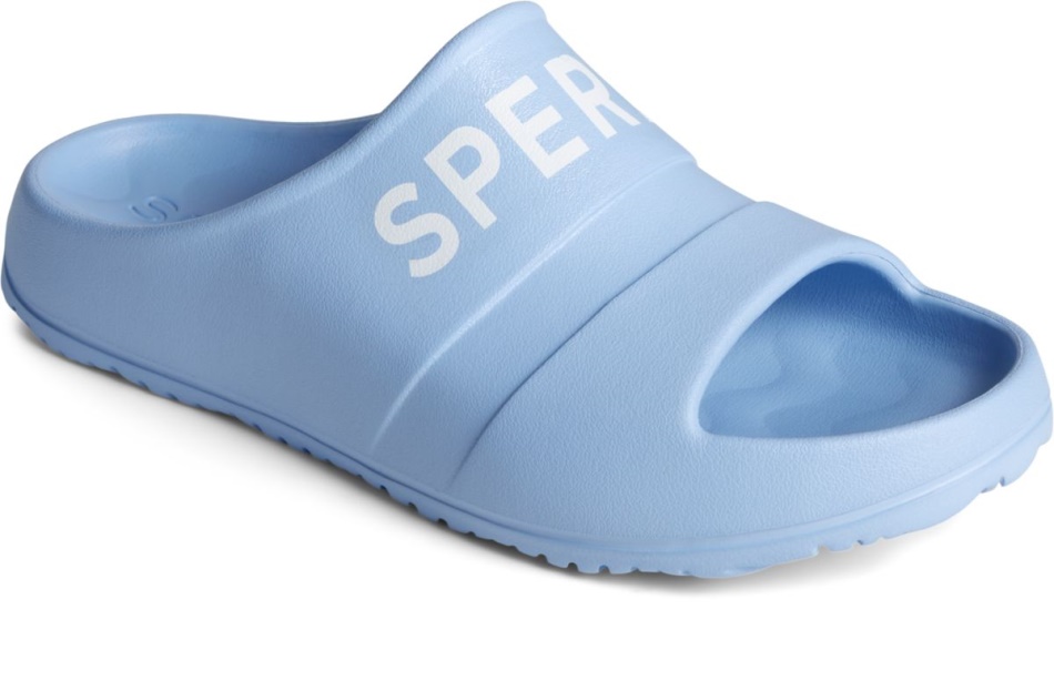 Float Slide Logo Sandal Sperry Light Blue