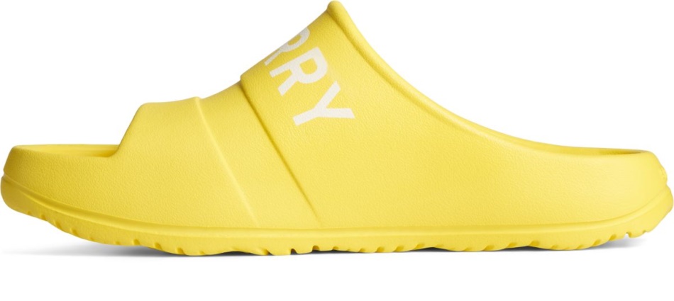Float Slide Logo Sandal Yellow Sperry