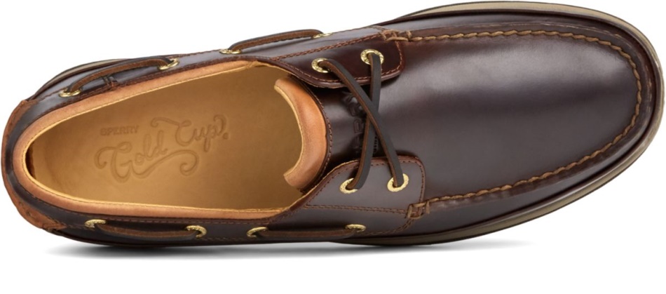 Gold Cup ASV 2-Eye Boat Shoe Sperry Amaretto Leather