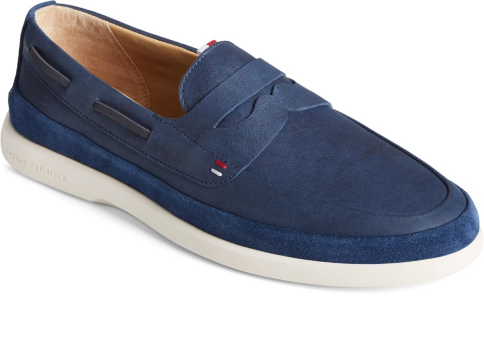 Gold Cup Cabo PLUSHWAVE Penny Loafer Navy Sperry
