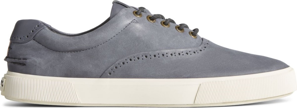 Gold Cup Striper PLUSHWAVE CVO Brogue Sneaker Black Sperry